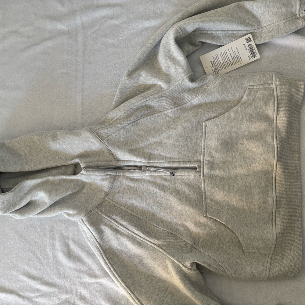 Gray Zip-Up Hoodie